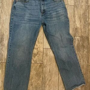 Artemis Vintage Light Blue Cropped Jeans, 15/31